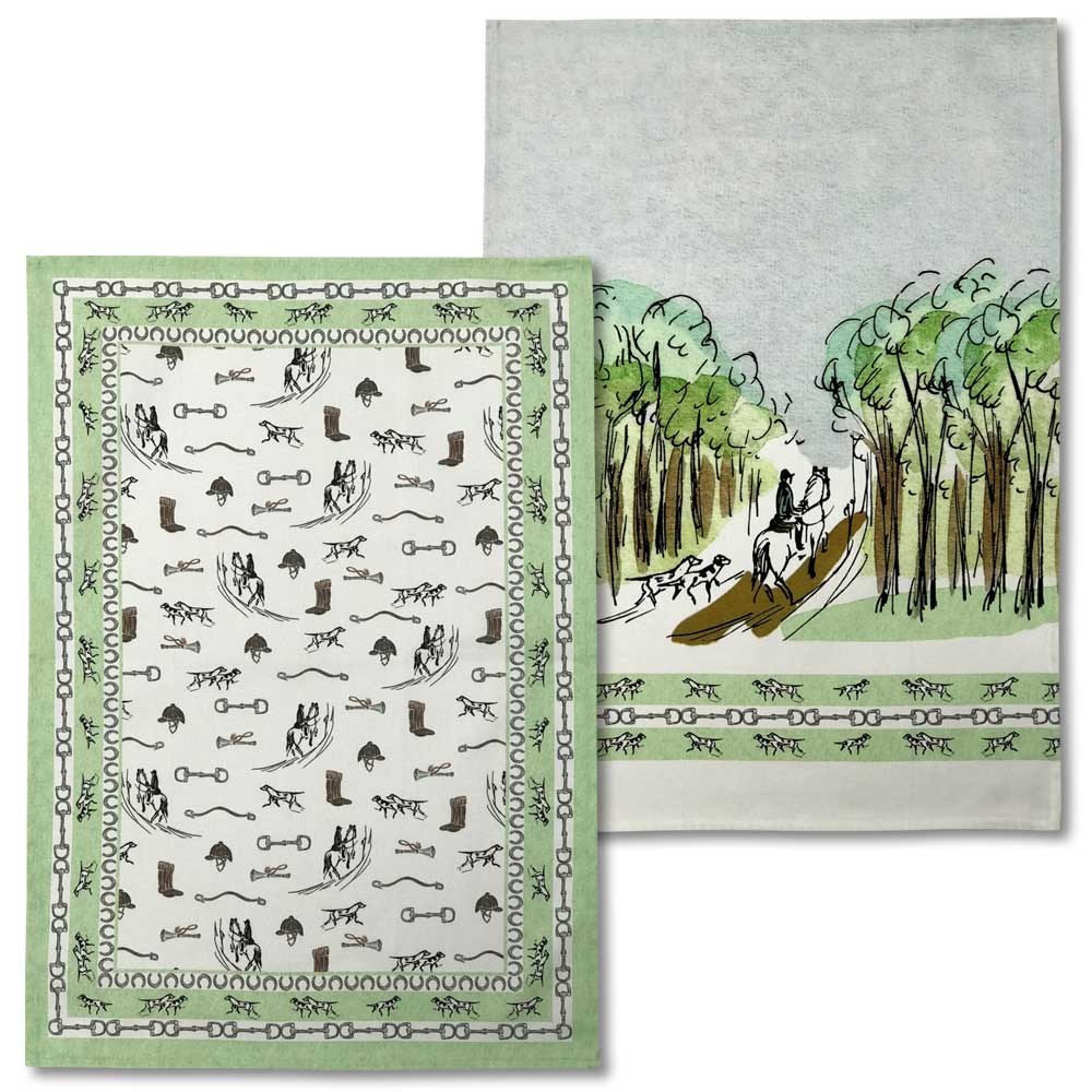 C.E Corey Tea Towel Set Of 2-HOME/GIFTWARE-THE WOODS-Kevin's Fine Outdoor Gear & Apparel
