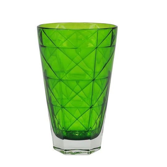 Vietri Prism Tall Tumbler-HOME/GIFTWARE-Dark Green-Kevin's Fine Outdoor Gear & Apparel