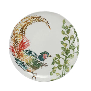 Vietri Fauna Pheasants Salad Plate-HOME/GIFTWARE-Kevin's Fine Outdoor Gear & Apparel