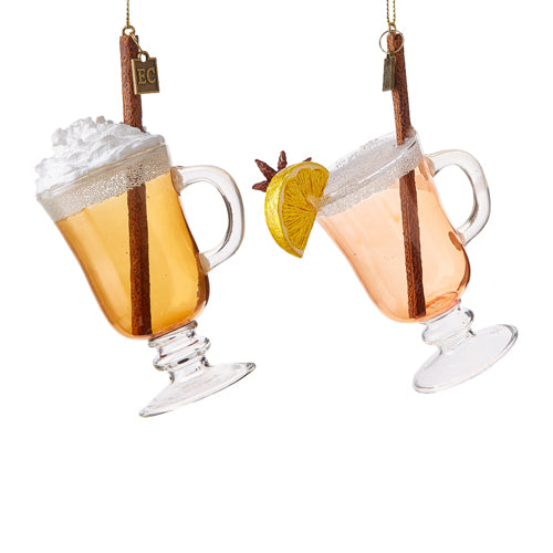 Eric Cortina Collection 5.25" Hot Toddy and Buttered Rum Ornament-Home/Giftware-Kevin's Fine Outdoor Gear & Apparel