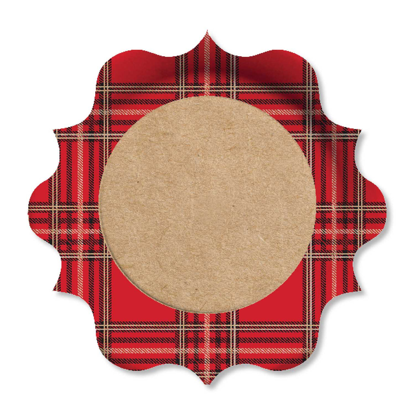 PLAID FOREST DINNER PLATE 8CT