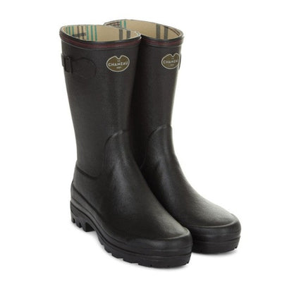 Le Chameau Women's Giverny Jersey Lined Bottillon Boot-Footwear-Noir-US6/EU37-Kevin's Fine Outdoor Gear & Apparel