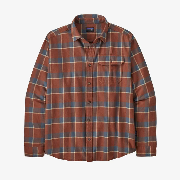 Patagonia Fjord Lightweight Flannel Shirt-Men's Clothing-Graft: Sisu Brown-S-Kevin's Fine Outdoor Gear & Apparel