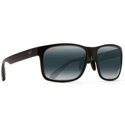 Maui Jim "Red Sands" Polarized Sunglasses-SUNGLASSES-Matte Black-Neutral Grey-Kevin's Fine Outdoor Gear & Apparel