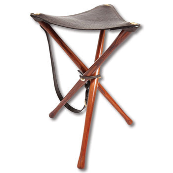 Campaign Furniture: English Estate Shooting Stool