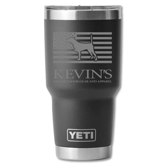 Kevin's Custom Yeti Ramblers-Hunting/Outdoors-Pointer Flag-Black-30 oz-Kevin's Fine Outdoor Gear & Apparel