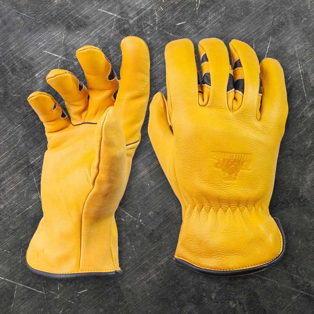 Bear Knuckles Heavy Duty Cow Hide Driver Gloves-Men's Accessories-Natural-M-Kevin's Fine Outdoor Gear & Apparel