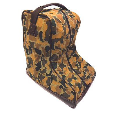 Kevin's Canvas & Leather Boot Bag-HUNTING/OUTDOORS-VINTAGE BROWN CAMO-Kevin's Fine Outdoor Gear & Apparel