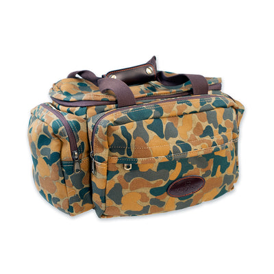 Kevin's Canvas & Leather Range Bag-HUNTING/OUTDOORS-VINTAGE BROWN CAMO-Kevin's Fine Outdoor Gear & Apparel