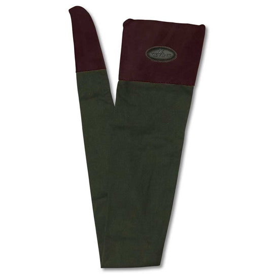 Kevin's Canvas & Suede Shotgun Sheath-HUNTING/OUTDOORS-OLIVE/DARK BROWN-Kevin's Fine Outdoor Gear & Apparel