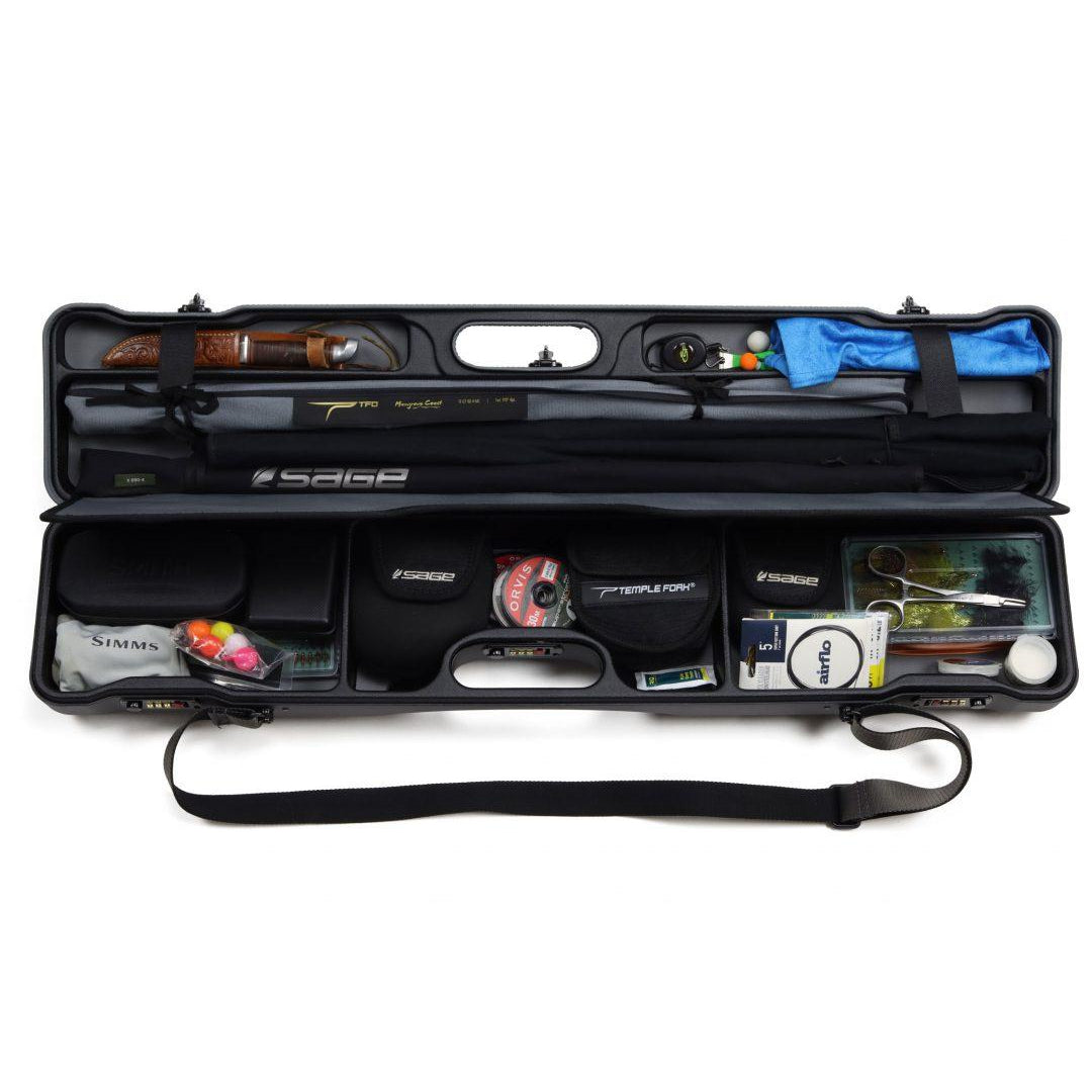 Riffle QR Daily Fly Fishing Rod & Reel Travel Case-HUNTING/OUTDOORS-BLACK/GREY-Kevin's Fine Outdoor Gear & Apparel