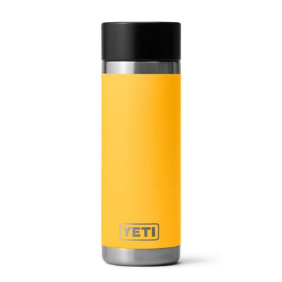 Yeti Rambler 18 oz Bottle with Hotshot Cap-HUNTING/OUTDOORS-Alpine Yellow-Kevin's Fine Outdoor Gear & Apparel
