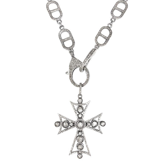 Rose Cut Diamond Cross-JEWELRY-Kevin's Fine Outdoor Gear & Apparel