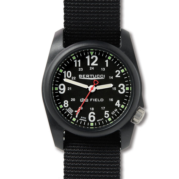 DX3 Black Field Watch by Bertucci | Kevin's Catalog – Kevin's Fine
