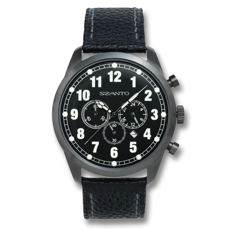 Szanto Men's 2000 Series Classic Vintage Inspired Watch