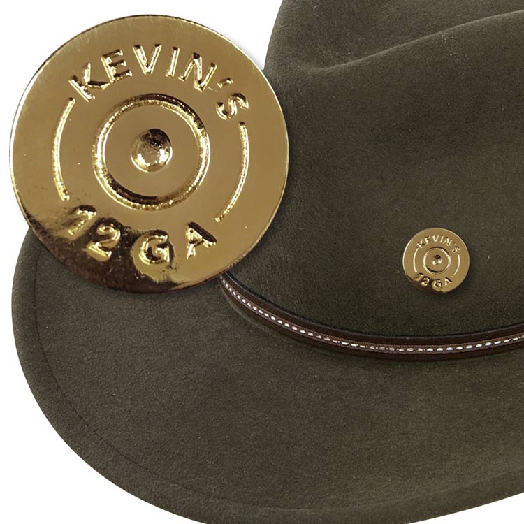 Kevin's Brass Shotshell Hat Pin