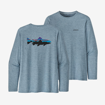 Patagonia Men's Cap Cool Daily Fish Graphic Shirt-Men's Accessories-Fitz Roy Trout: Steam Blue X-Dye-S-Kevin's Fine Outdoor Gear & Apparel