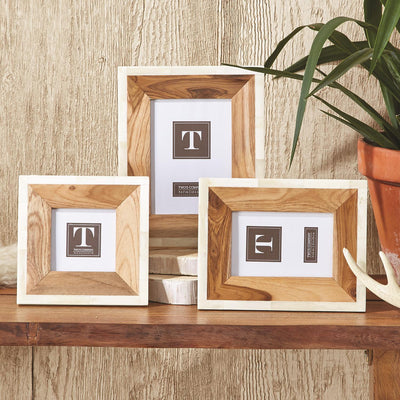 Wood and Bone Photo Frames-Home/Giftware-Kevin's Fine Outdoor Gear & Apparel