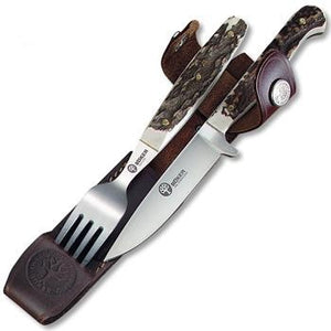 Boker Knife & Fork Set with Sheath