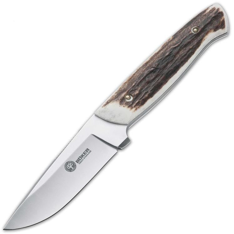 Boker Arbolito Stag Fixed Blade Knife