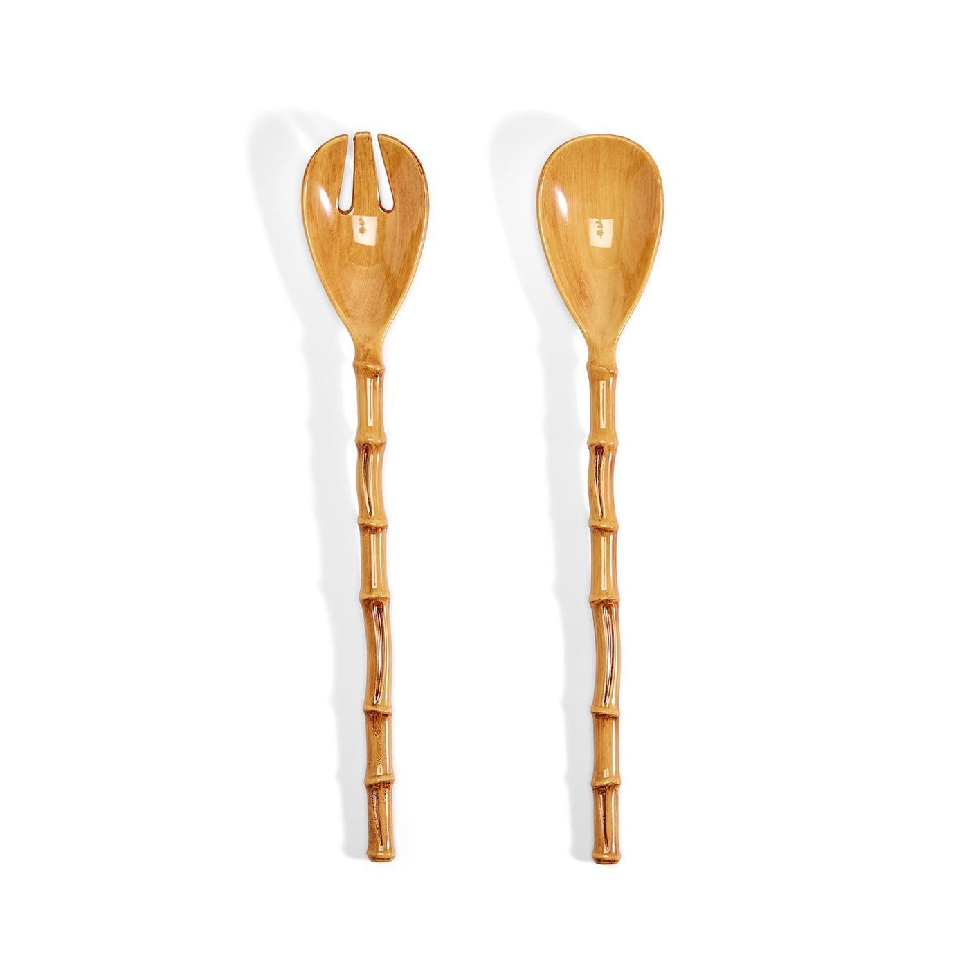 Set of 2 Bamboo Touch Accent Salad Servers-HOME/GIFTWARE-Kevin's Fine Outdoor Gear & Apparel