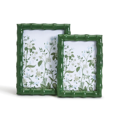 Faux Bamboo Photo Frames-Home/Giftware-Countryside Green-4" x 6"-Kevin's Fine Outdoor Gear & Apparel