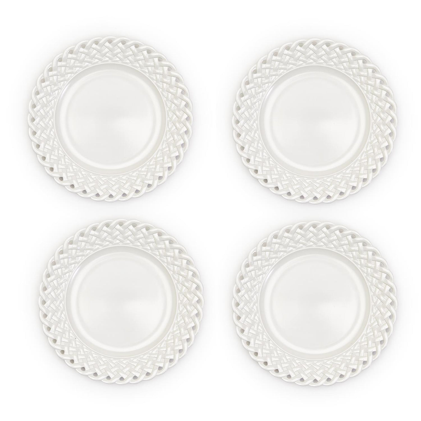 Latice Set of 4 Dinner Plates-Home/Giftware-Kevin's Fine Outdoor Gear & Apparel