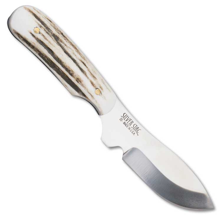 SILVER STAG Whitetail Caper Knife