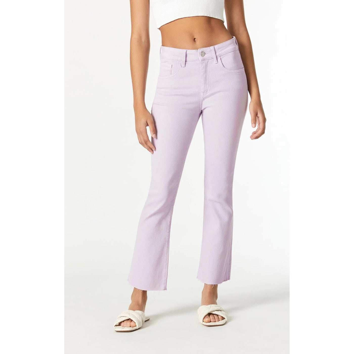 Mavi Women's Anika High Rise Cropped Flare Jeans-Women's Clothing-Fair Orchid-25/0-Kevin's Fine Outdoor Gear & Apparel