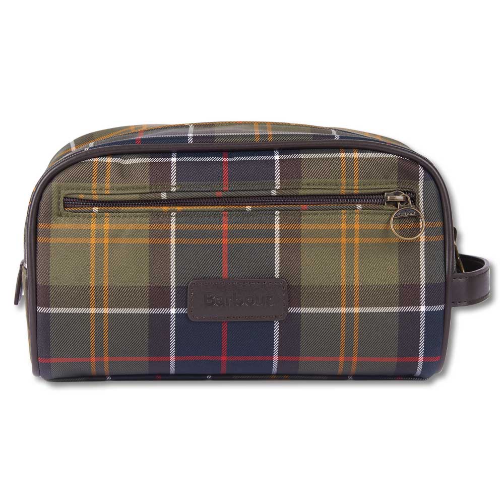 Barbour Tartan Washbag-Luggage-Classic Tartan-Kevin's Fine Outdoor Gear & Apparel
