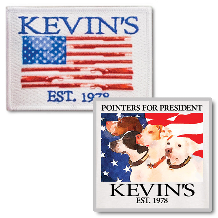 Kevins Embroidered Patches