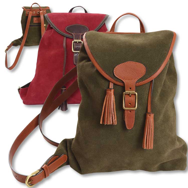 Kevin's Ladies Suede Backpack