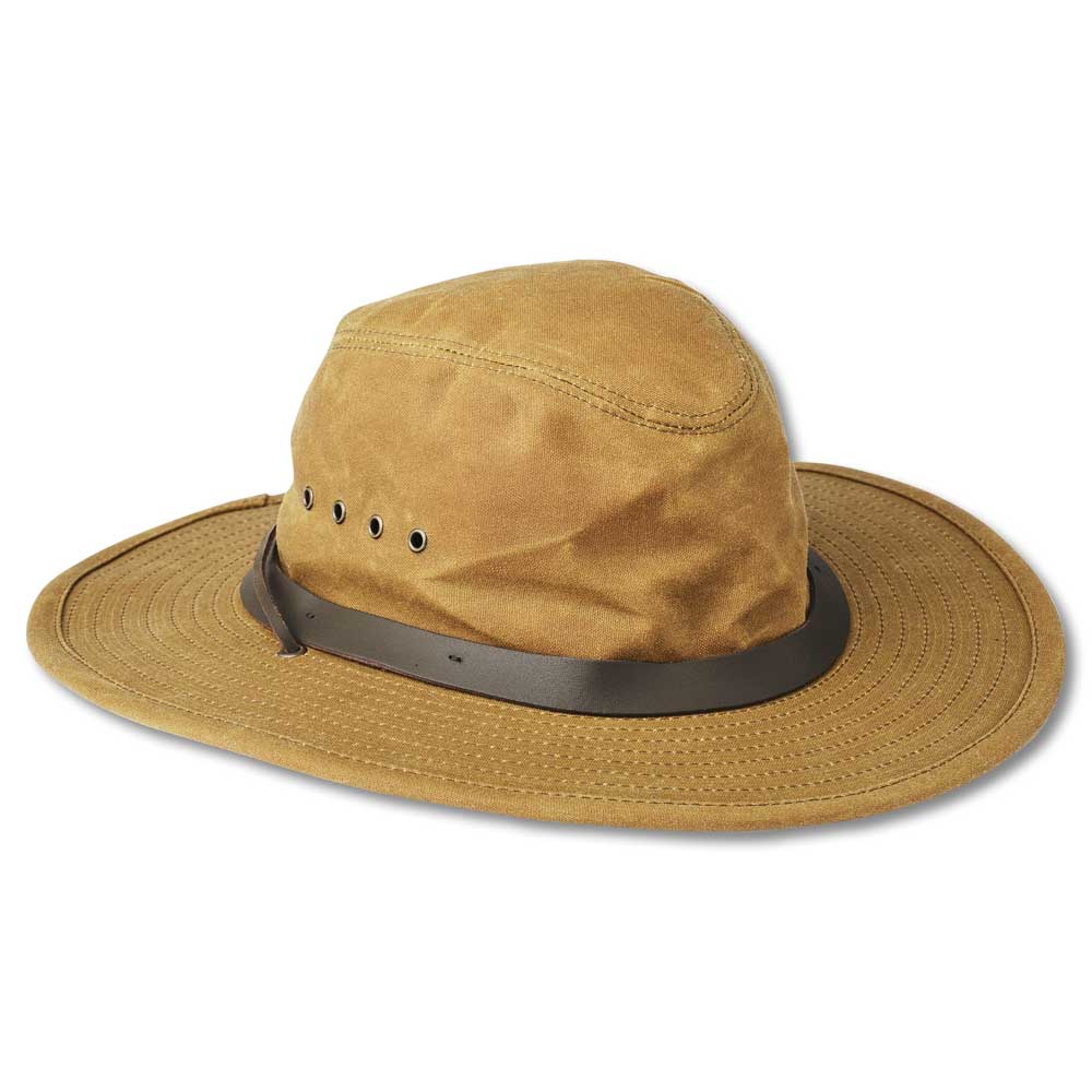 Filson Tin Cloth Bush Hat-MENS CLOTHING-DK TAN-M-Kevin's Fine Outdoor Gear & Apparel
