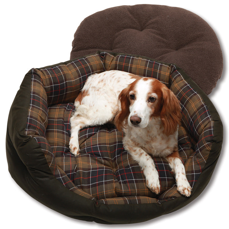 Barbour Wax/Cotton Dog Bed-PET SUPPLY-Kevin's Fine Outdoor Gear & Apparel