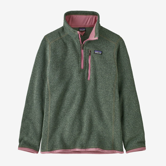 Patagonia Boy's Better Sweater 1/4 Zip-Children's Clothing-Hemlock Green-XS-Kevin's Fine Outdoor Gear & Apparel