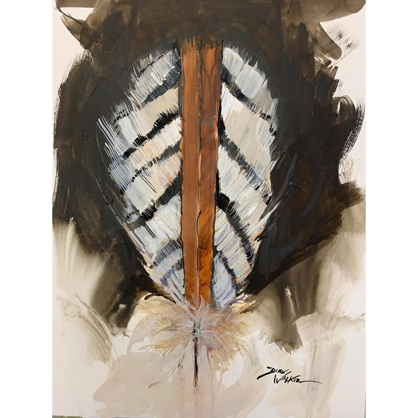 "Pheasant Feather" Painting by Dirk Walker-Home/Giftware-Kevin's Fine Outdoor Gear & Apparel