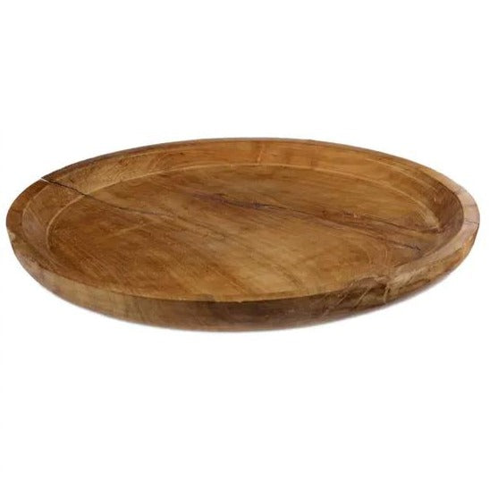 Round Teak Wood Tray-HOME/GIFTWARE-Kevin's Fine Outdoor Gear & Apparel