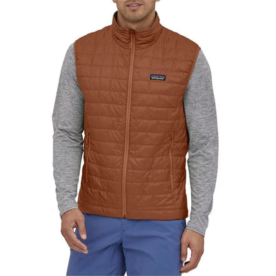 Patagonia Men's Nano Puff Vest-Men's Clothing-SISU BROWN-S-Kevin's Fine Outdoor Gear & Apparel