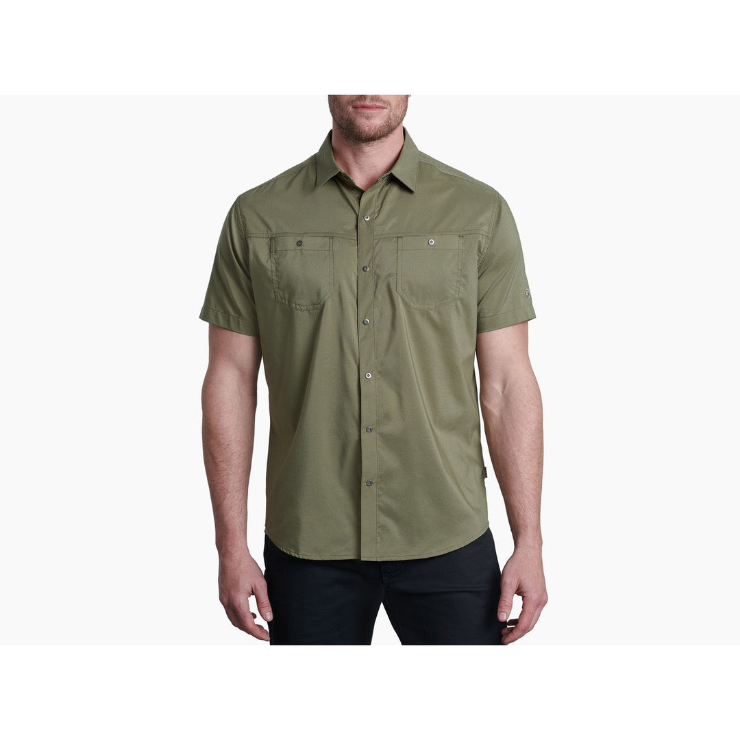 Kuhl Men's Stealth Short Sleeve Shirt-MENS CLOTHING-GREEN SAGE-S-Kevin's Fine Outdoor Gear & Apparel
