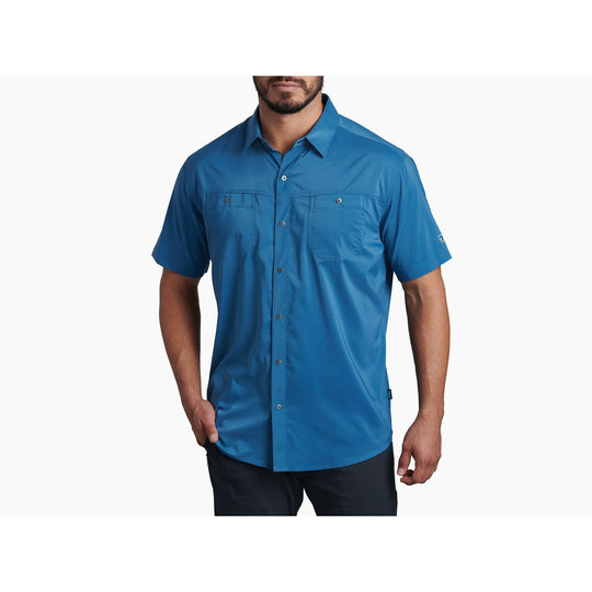 Kuhl Men's Stealth Short Sleeve Shirt-MENS CLOTHING-NEPTUNE-S-Kevin's Fine Outdoor Gear & Apparel