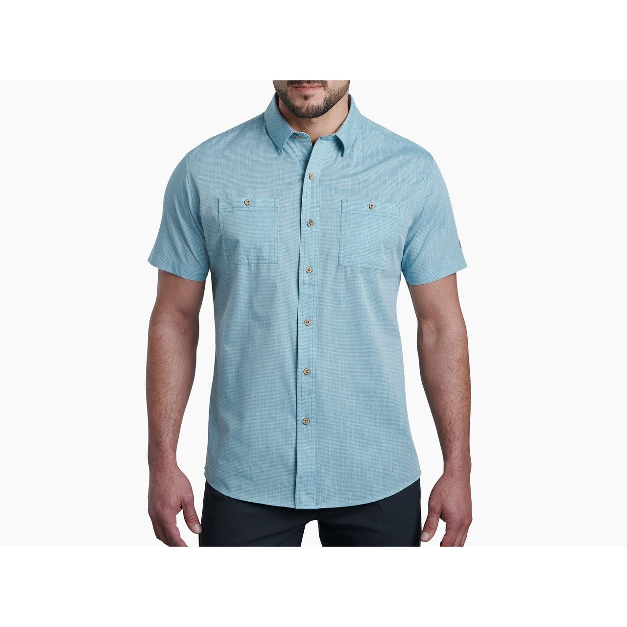 Kuhl Karib Stripe S/S Shirt-MENS CLOTHING-CLEAR WATER-S-Kevin's Fine Outdoor Gear & Apparel