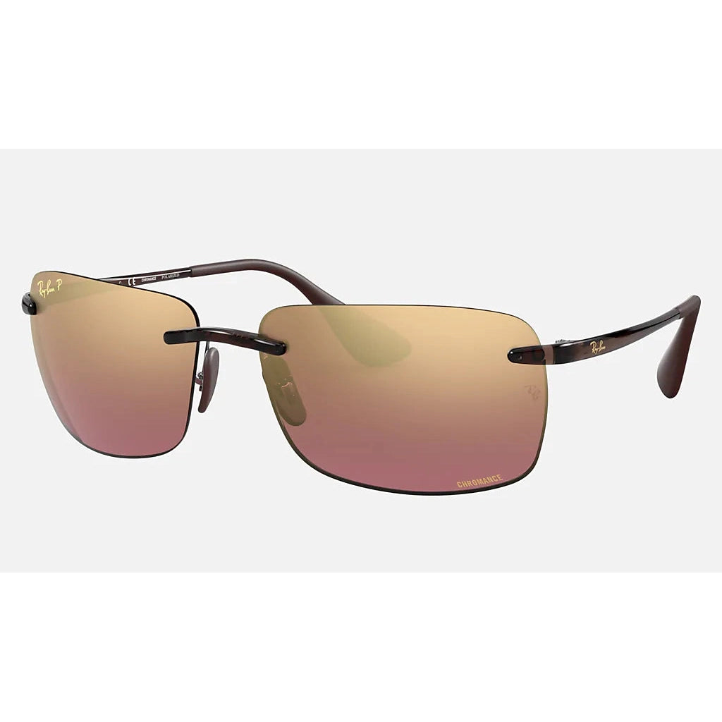 Ray Ban Chromance Sunglasses-SUNGLASSES-Brown-Polarized Purple Mirror-Kevin's Fine Outdoor Gear & Apparel