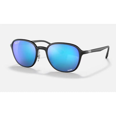 Ray Ban Chromance Sunglasses-SUNGLASSES-Matte/Black-Polarized Blue-Kevin's Fine Outdoor Gear & Apparel