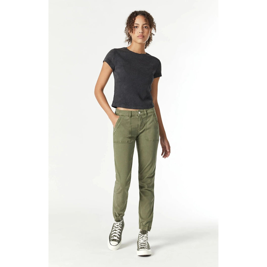 Mavi Women's Ivy Mid Rise Slim Cargo Pants-Women's Clothing-Loden Green-25/0-Kevin's Fine Outdoor Gear & Apparel