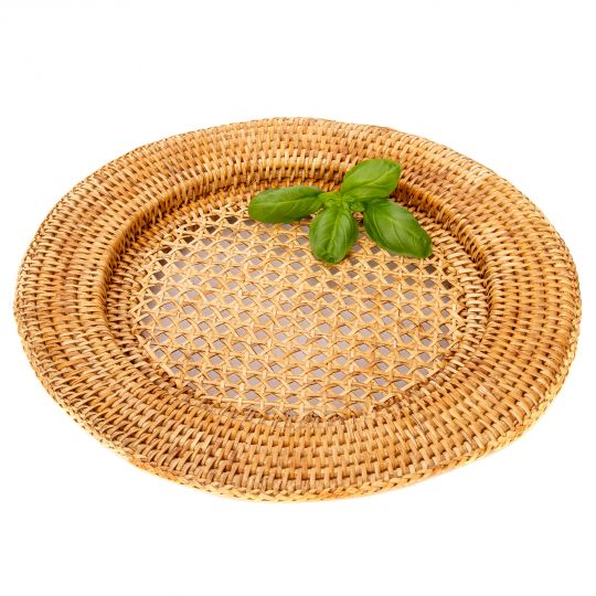 Wicker Tableware - Charger-HOME/GIFTWARE-OPEN WEAVE-Kevin's Fine Outdoor Gear & Apparel