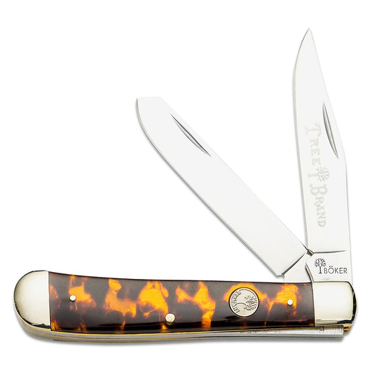 Boker Traditional Series 2.0 Trapper-Knives & Tools-Tortoise Shell-Kevin's Fine Outdoor Gear & Apparel