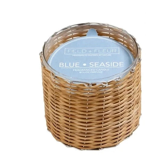 Hillhouse Naturals 12oz 2 Wick Handwoven Candle-Home/Giftware-BLUE SEASIDE-Kevin's Fine Outdoor Gear & Apparel