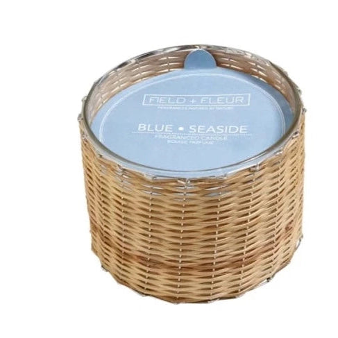 Hillhouse Naturals 21oz 3 Wick Handwoven Candle-Home/Giftware-BLUE SEASIDE-Kevin's Fine Outdoor Gear & Apparel