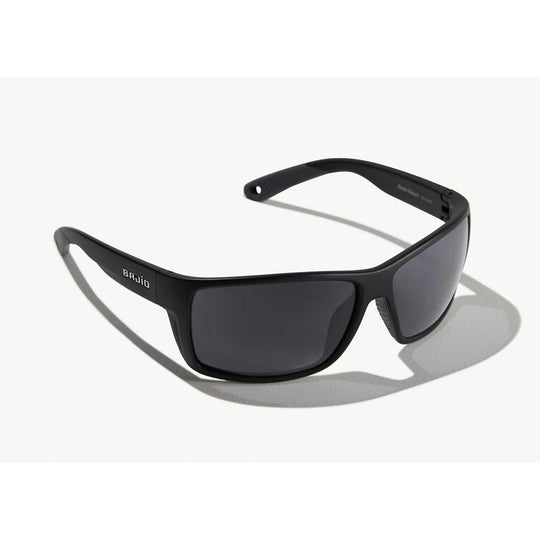 Bajio "Bales Beach" Polarized Sunglasses-SUNGLASSES-Black Matte-Cuda Grey Glass-L-Kevin's Fine Outdoor Gear & Apparel