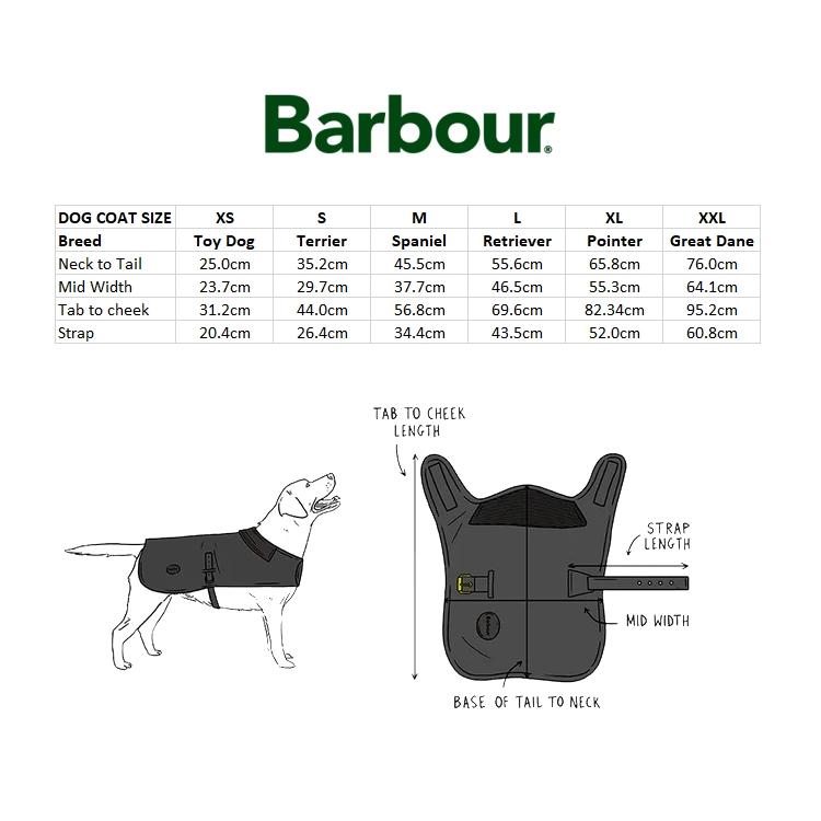Barbour Quilted Dog Coat-PET SUPPLY-Kevin's Fine Outdoor Gear & Apparel
